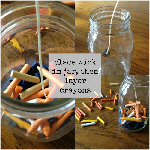DIY crayon candle 4