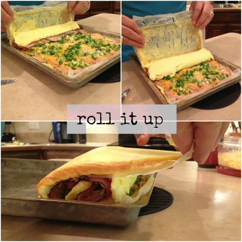 omelet roll, breakfast
