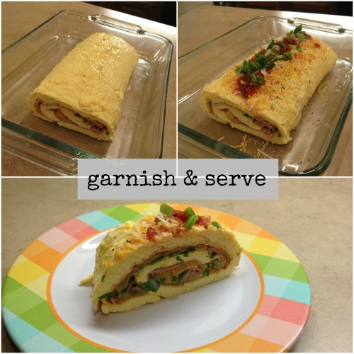 omelet roll, breakfast